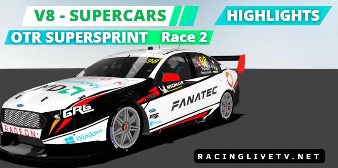 OTR SuperSprint V8 Supercars Race 2 Highlights 30072022