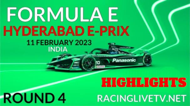 Hyderabad EPrix Formula E Highlights 11022023