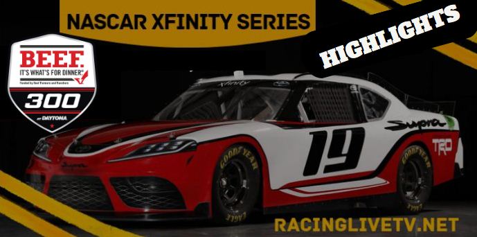 NASCAR Xfinity Beef Its Whats For Dinner 300 Highlights 19022023