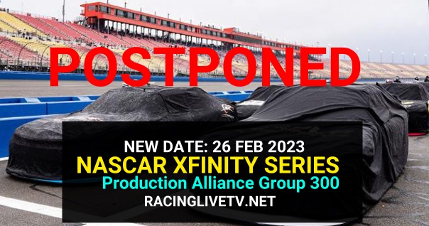 Rain force to delay NASCAR Xfinity at Auto club till Sunday