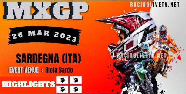Sardegna MXGP Video Highlights 26032023