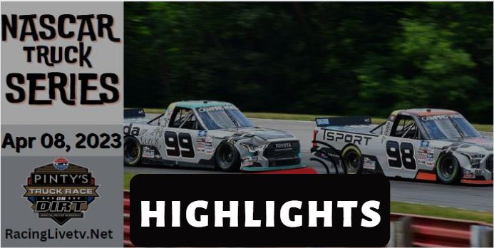 Nascar Truck Pintys Truck Race On Dirt Highlights 08042023
