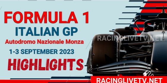Italy GP Formula 1 Race Highlights 03092023