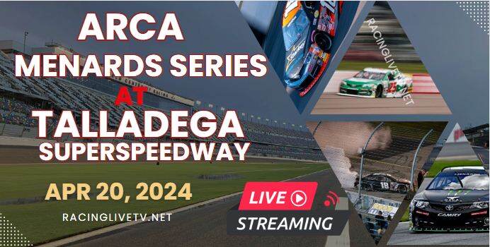 (Talladega 200) ARCA Menards Series Live Stream 2024