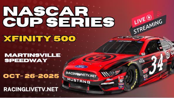 {XFINITY 500} NASCAR Cup Race Live Streaming & Replay 2024