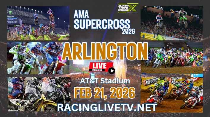(Arlington) Monster Energy AMA Supercross Live Stream 2026: Race Replay
