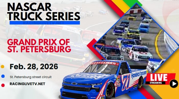(Truck Series) St. Petersburg NASCAR Live Streaming 2026