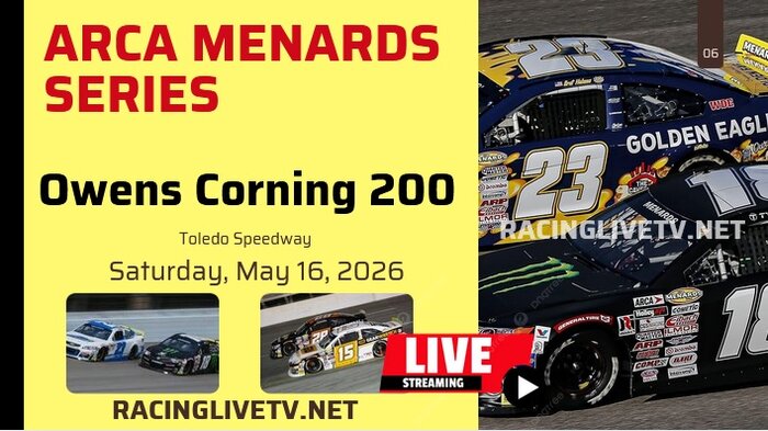 Shore Lunch 200 ARCA Menards At Toledo Live Stream