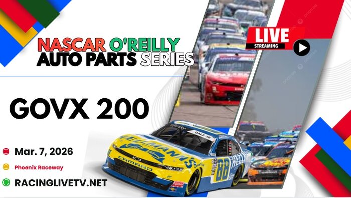 >>GOVX 200<< NASCAR O Reilly Series Live Stream 2026