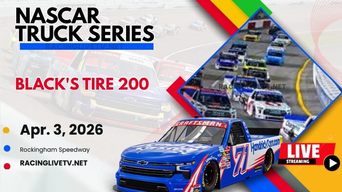 (Truck Series) Blacks Tire 200 NASCAR Live Streaming 2026