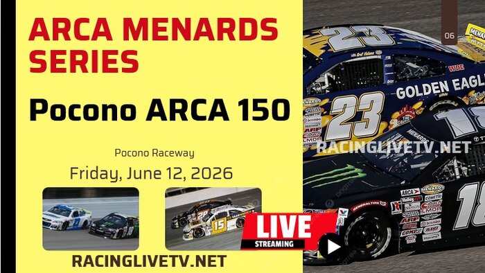 Sunset Hill Shooting Range 150 ARCA at Pocono Live Stream