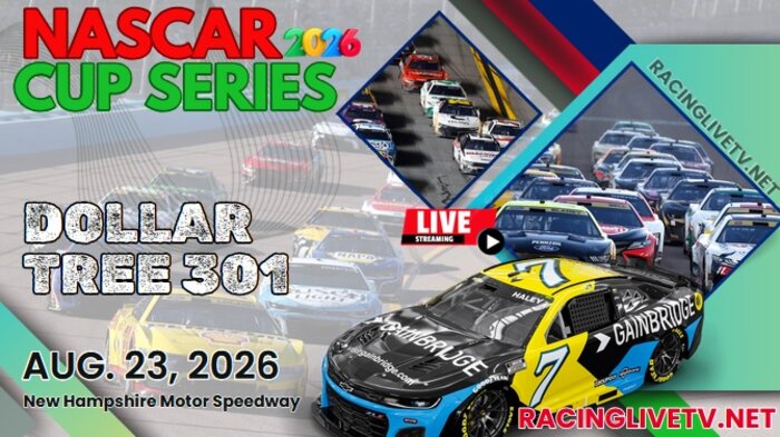 {Dollar Tree 301} NASCAR Cup Race Live Streaming & Replay 2026