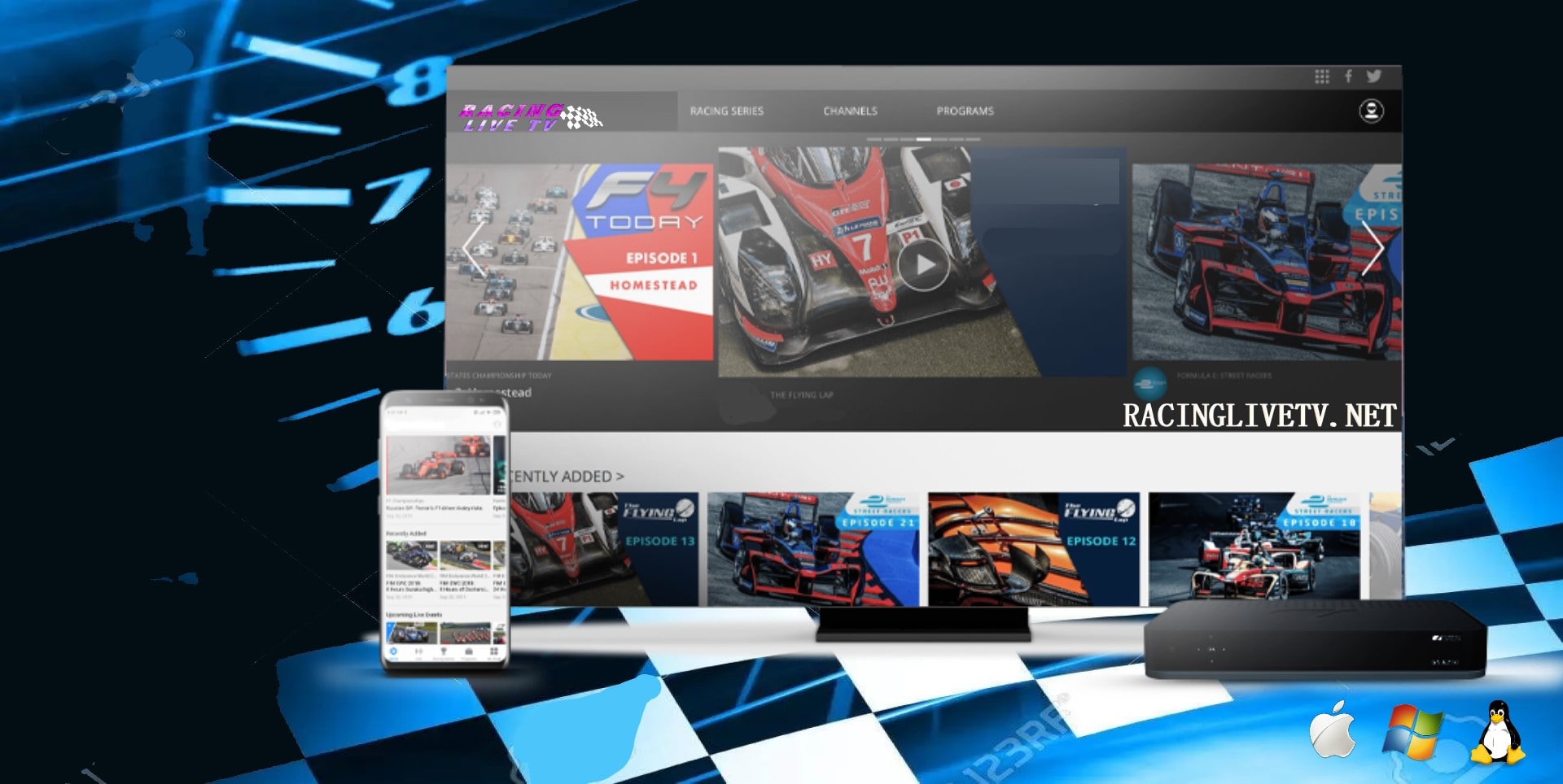 Motorsports Racing Live Stream 2024, Replays & TV Schedule slider